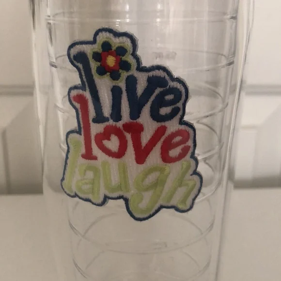 "Live Love Laugh" Tervis Water Bottle - Picture 2 of 6